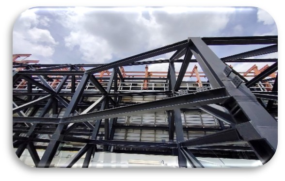 天面鋼結構維修平臺 Roof Steel Maintenance Platform   Appr.750㎡