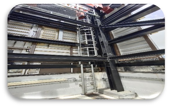 天面鋼結構維修平臺 Roof Steel Maintenance Platform   Appr.750㎡