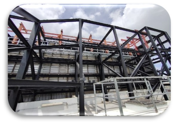 天面鋼結構維修平臺 Roof Steel Maintenance Platform   Appr.750㎡